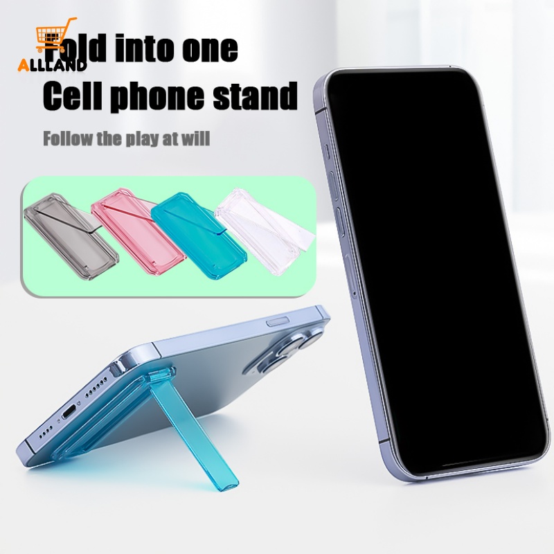 1pc Stand Holder / Dudukan Ponsel Model Lipat Ukuran Mini Portabel Invisible Adjustable Dapat Dilepas