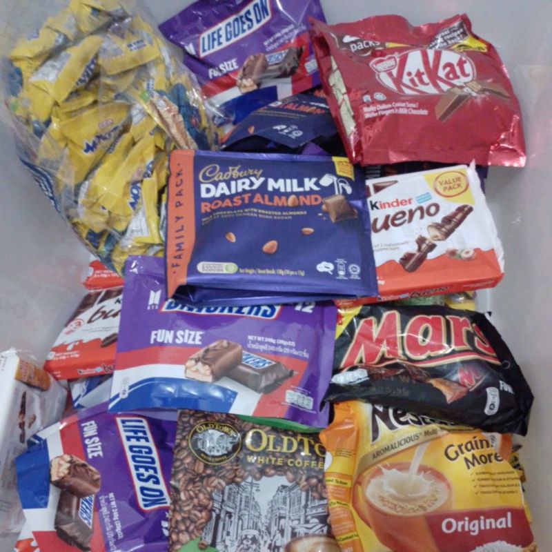 

bundling 5 produk coklat bonus 1 pack pilih sendiri