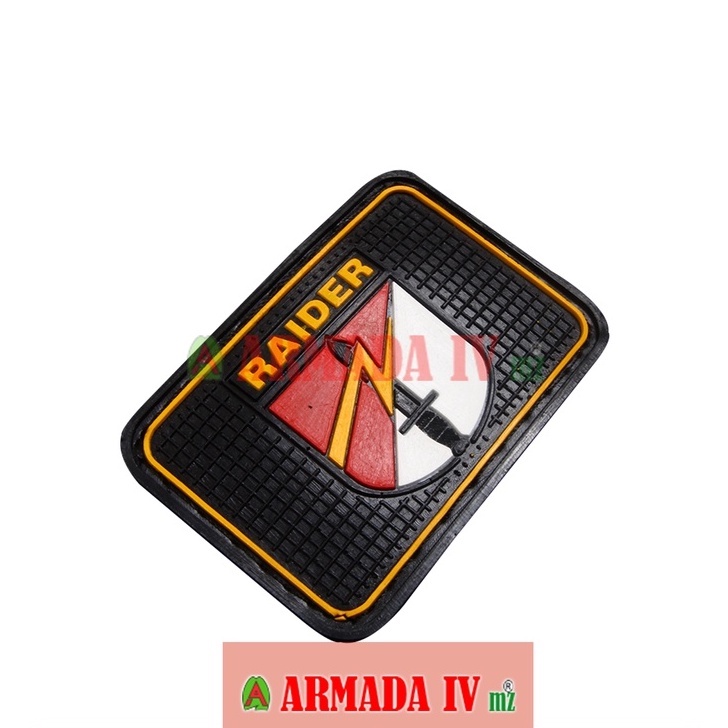 Patch Rubber Velcro Raider Kotak