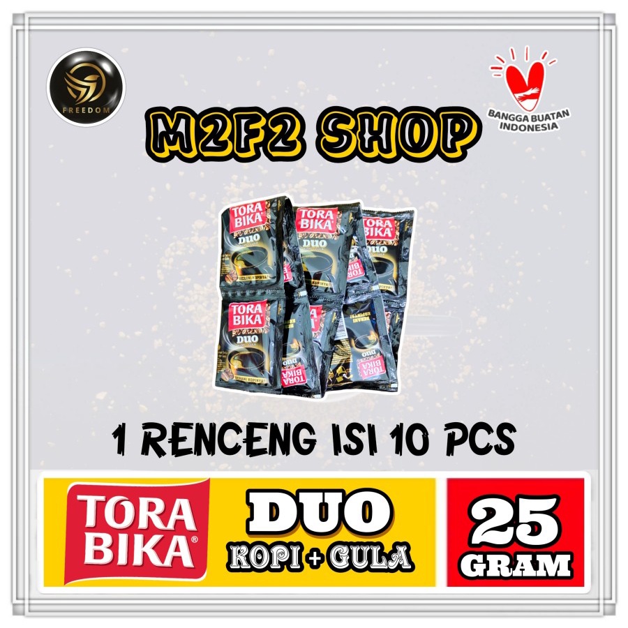 

Torabika Duo Kopi Hitam + Gula Serbuk Sachet - 25 gr (Kemasan Renceng)