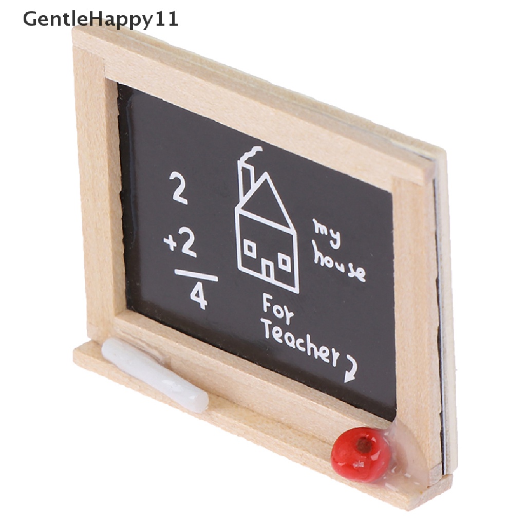 Gentlehappy 1Pc Papan Tulis Mini Model Miniatur Rumah Boneka 1: 12aksesoris Kamar Anak DIY  Id