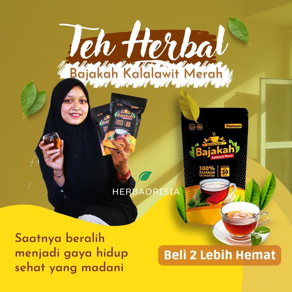 

GARANSI ORIGINAL Teh Bajakah Kalalawit Merah 30 pcs Kantong Celup Siap Seduh