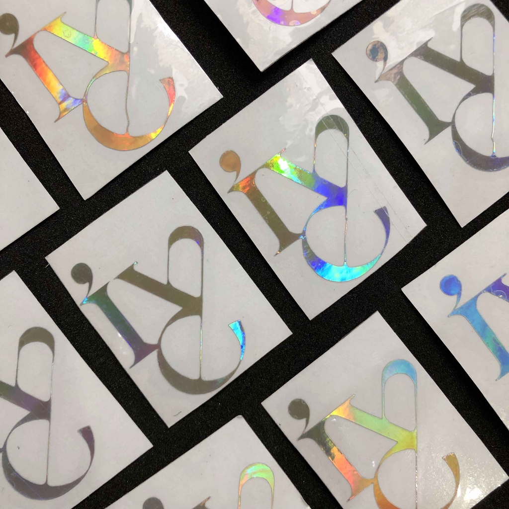 [kstuffind] IVE LOGO HOLOGRAM MURAH LOGO HOLO STIKER STICKER