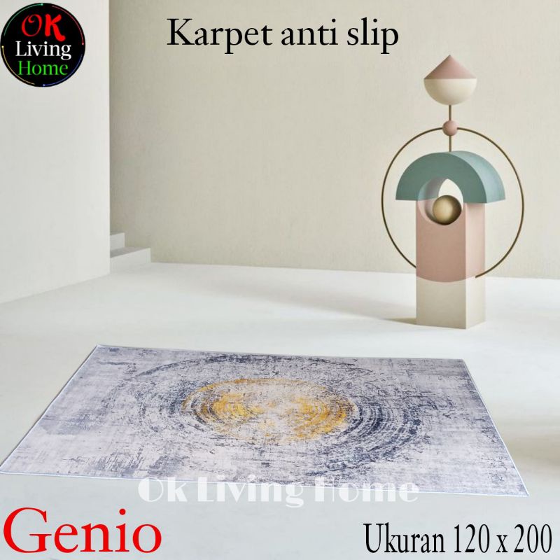 karpet modern 120x20, karpet printing 3D, karpet lantai anti slip, karpet lantai