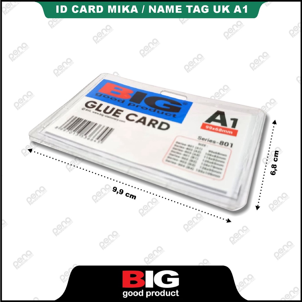 CARD CASE TEMPAT ID CARD KEPLEK MIKA BIG A1