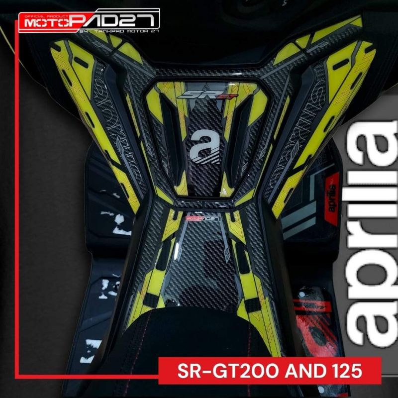 Stiker Wingpad Aprilia SR GT200 Stiker Resin Wingpad Aprilia SR GT200