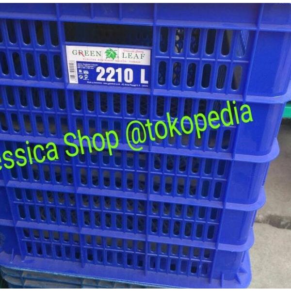 

Kontainer Serbaguna/Container Industri/Box Keranjang Green Leaf 2210 L