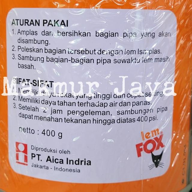 

Isarplas 400 Gram Kaleng Lem Pipa PVC Pralon