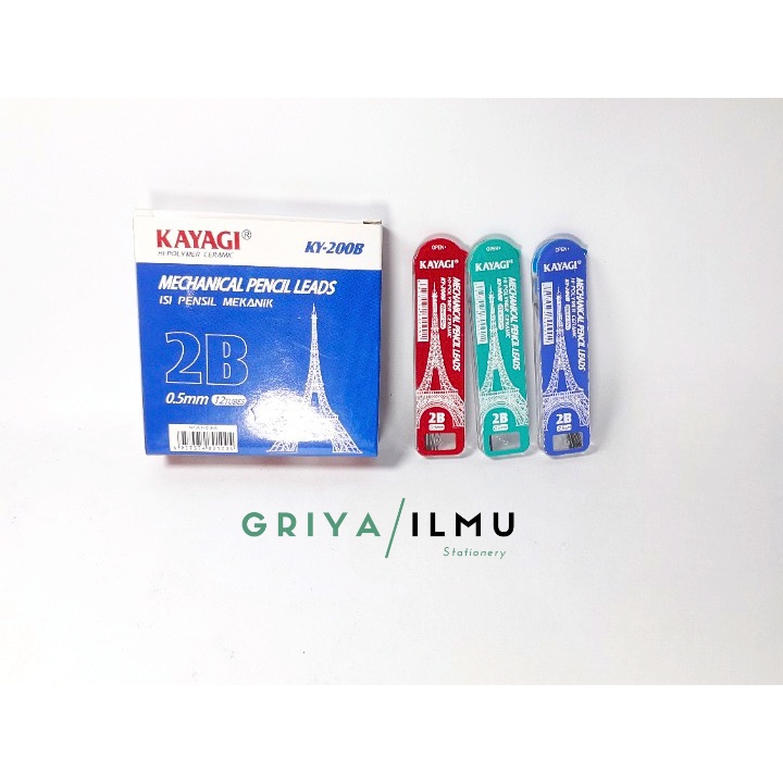 

Isi Pensil KAYAGI 2B KY-200B 0.5mm (0231364)