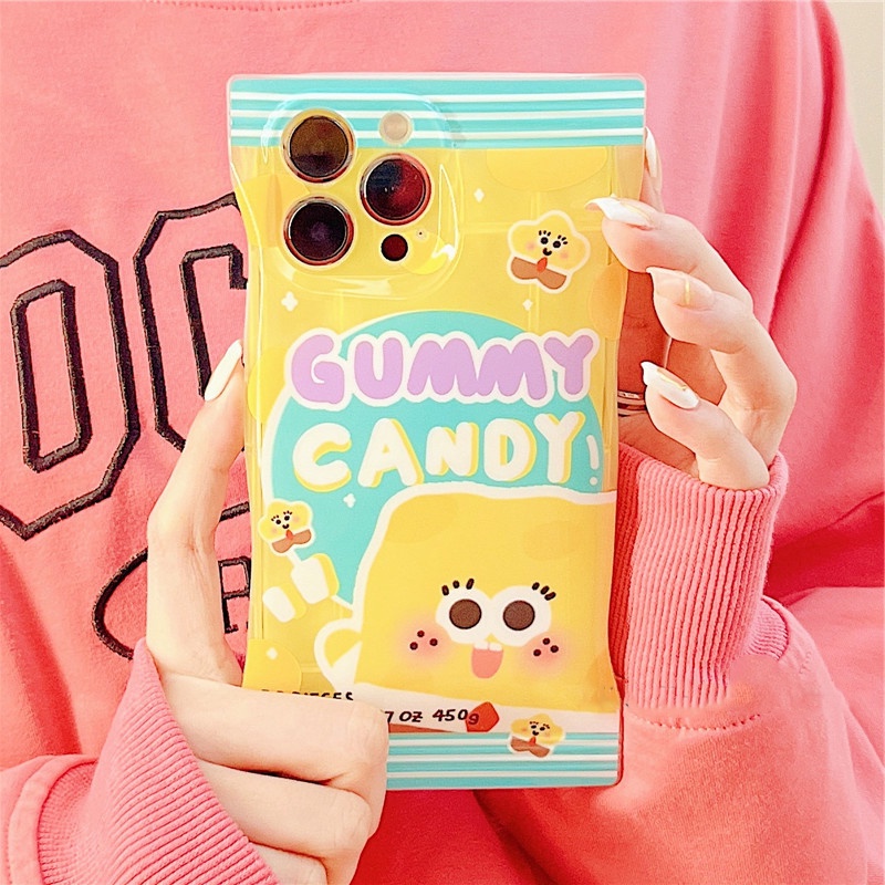 Soft Case TPU Motif Spongebob Patrick Untuk iPhone 11 13 14 13 Pro MAX 7 8 Plus 6s Plus XR 14 Plus XS MAX SE