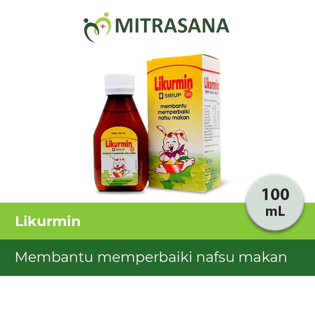 Likurmin Syr 100 Ml - Suplemen Nafsu Makan Anak