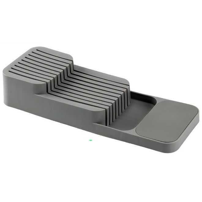 KR Tempat Pisau Sendok Garpu Dapur Rak Organizer Cutlery Set Knife Storage Box Plastik Food Grade