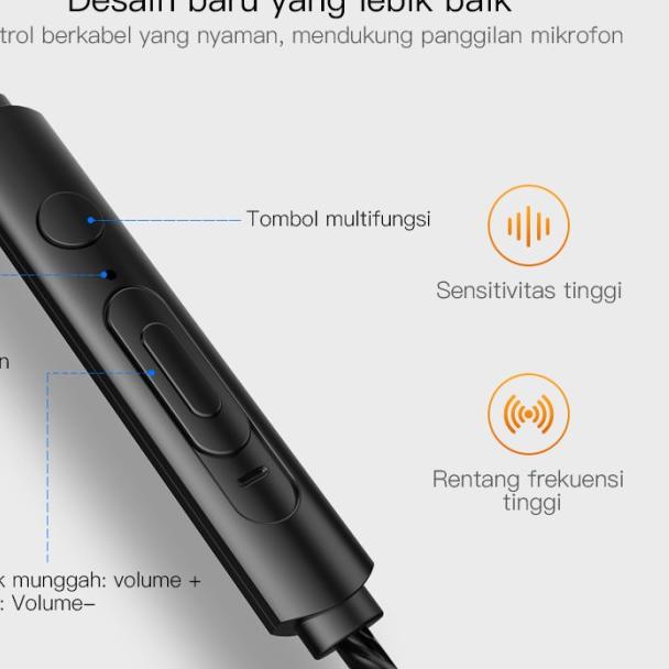 TACOO Metal in-ear wired headset TA0603 Black