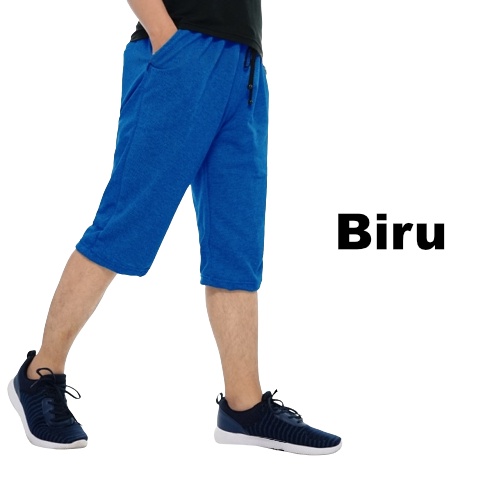 Afkar Clothes Short Pants Blue - Celana Pendek Olahraga - Celana Training Olahraga - CTA Short Pants