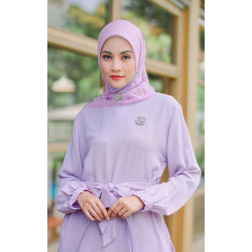 ARSSCARF - Lavanda - Blush (Voal Square) - Hijab Segi Empat