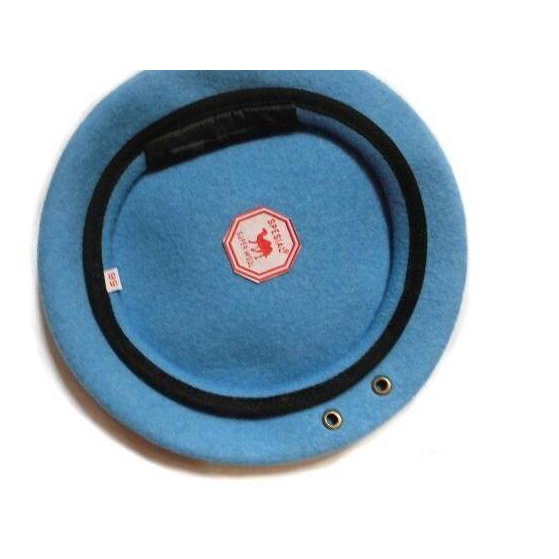 Baret came provos / baret camel biru muda