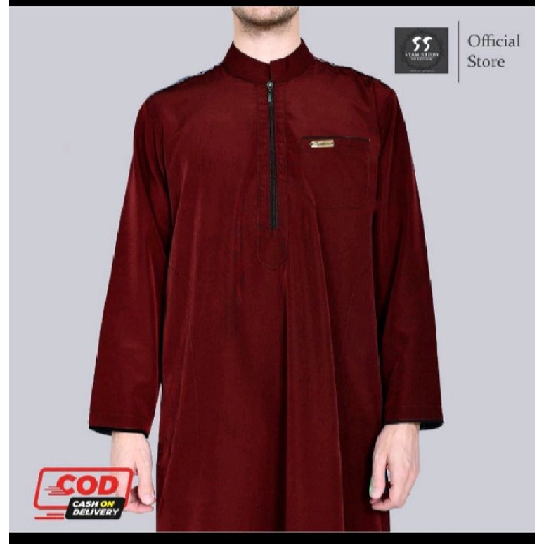 Gamis pria/Jubah Pria , Gamis Pria Muslim/Jubah Polos Dewasa Berkualitas Bahan Adem