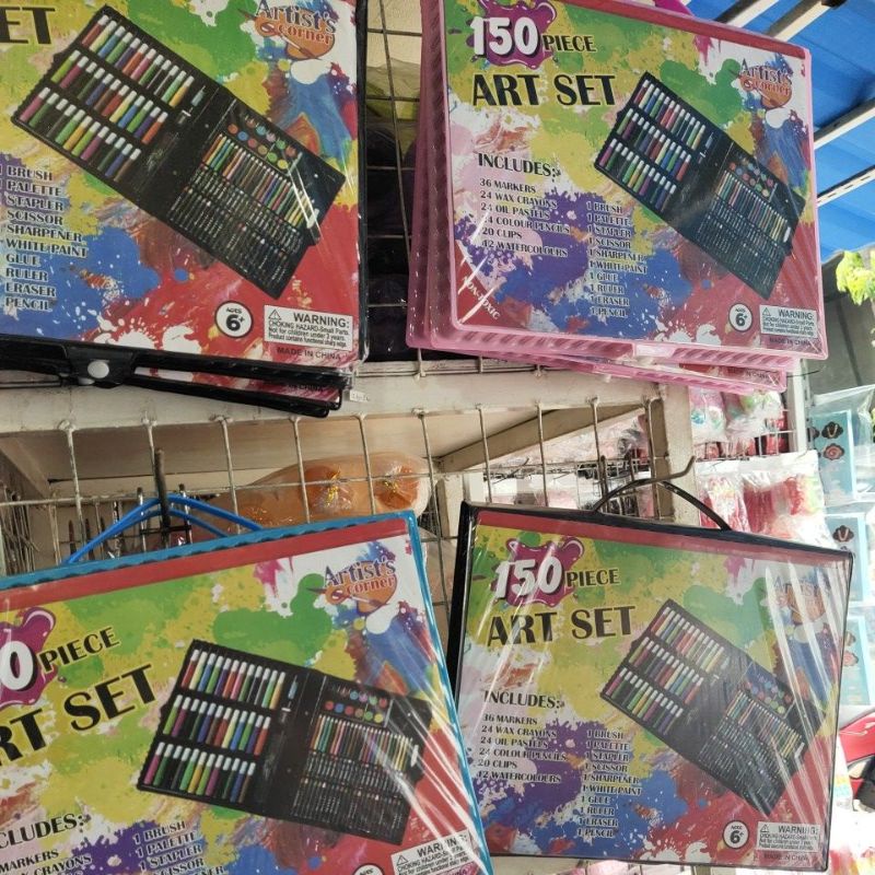 Termurah!!! Crayon alat tulis gambar anak satu set lengkap 1box