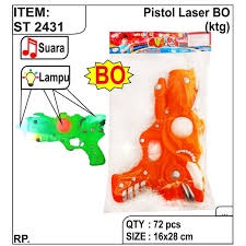 MAINAN PISTOL LAMPU + SUARA - ST 2431