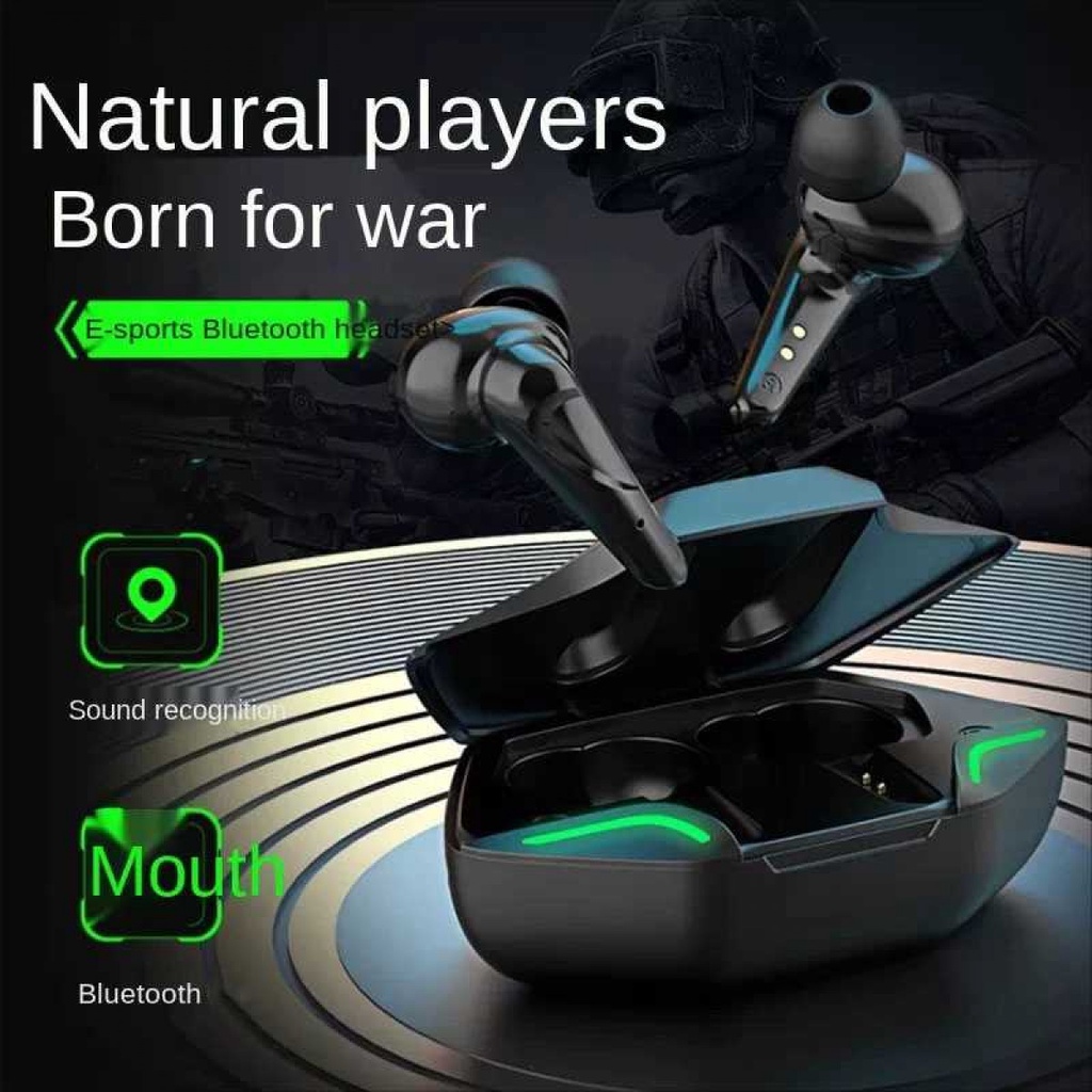 Torntisc TWS G11 Bluetooth Gaming Earphone Headset with Charging Case