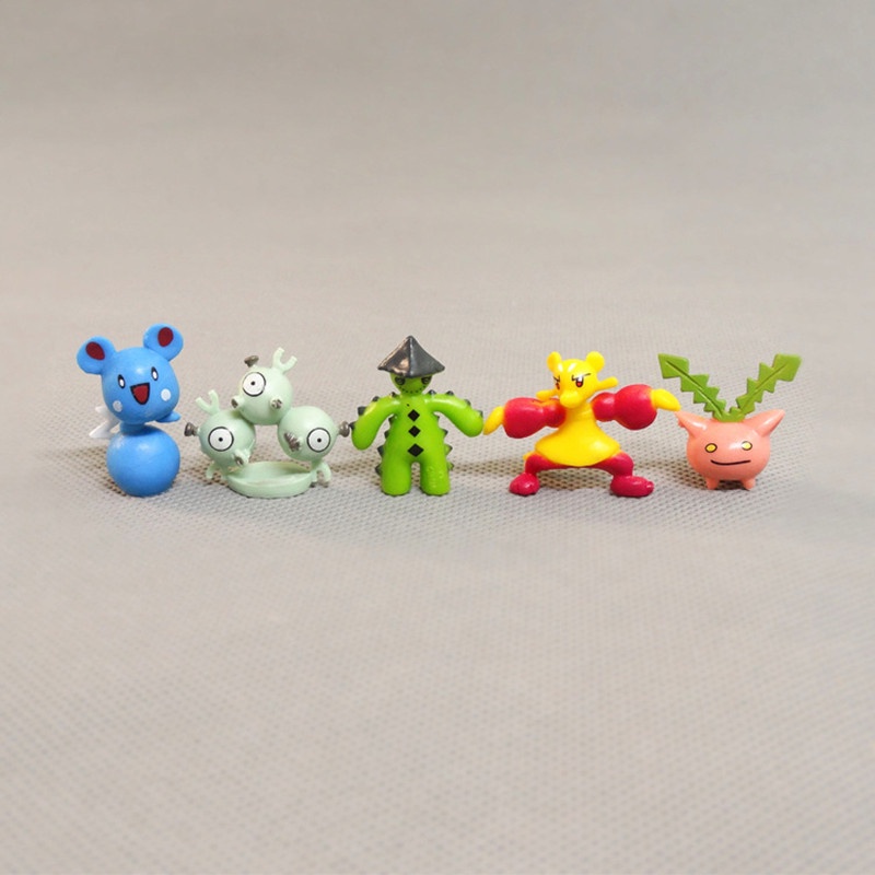 24 Pcs / Set TAKARA TOMY Action Figures Anime Pokemon No Repeats Charizard Squirtle Pikachu Isi 48Pcs Untuk Koleksi Anak