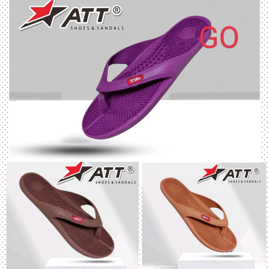 ago ATT ABLJ 100 & ABLJ 200 Sandal Jepit Rematik Sandal Kesehatan Sandal Wanita Terbaru Sendal Jepit