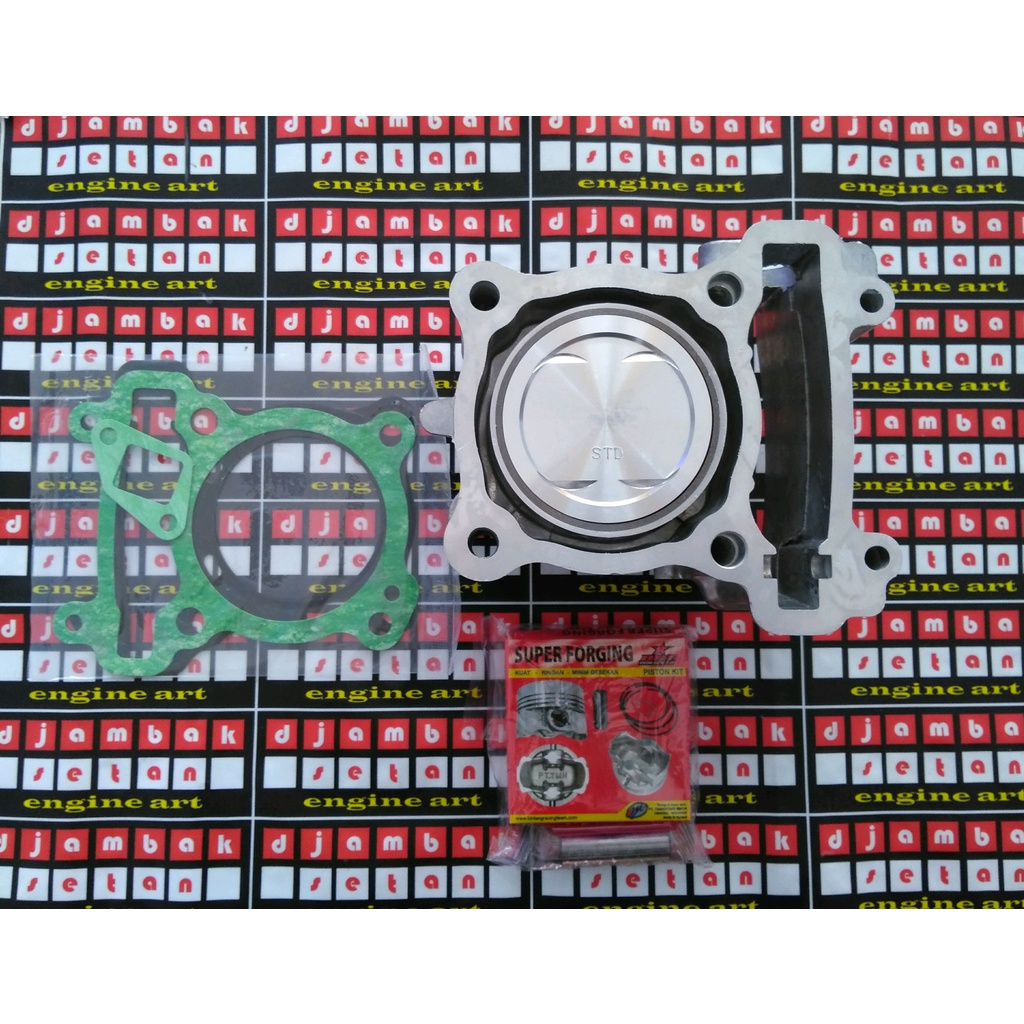 TERMURAH paket blok bore up VIXION 62 mm piston forged BRT