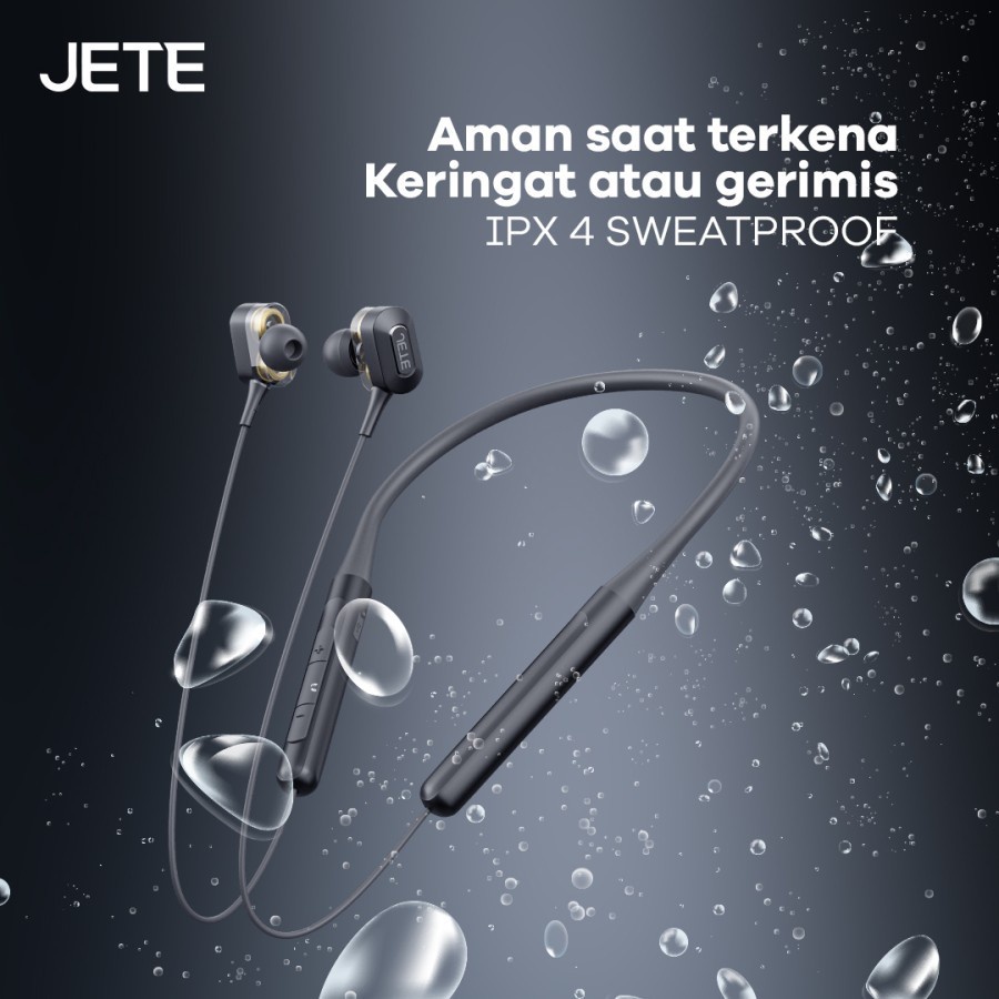 JETE 10 Pro Earphone Bluetooth Sport Extra Bass IPX4