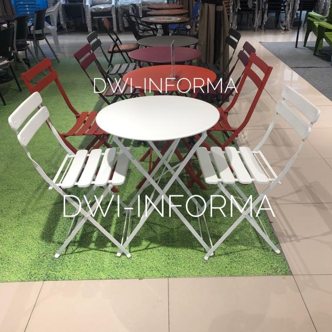 Set Kursi & Meja Teras Lipat 3pcs by Informa stock ready