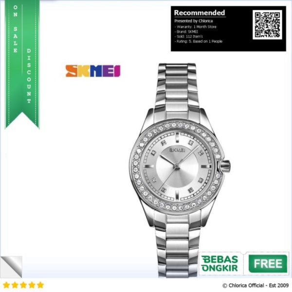 Promo SKMEI Jam Tangan Analog Wanita - 1534 - Silver SKMEI Murah