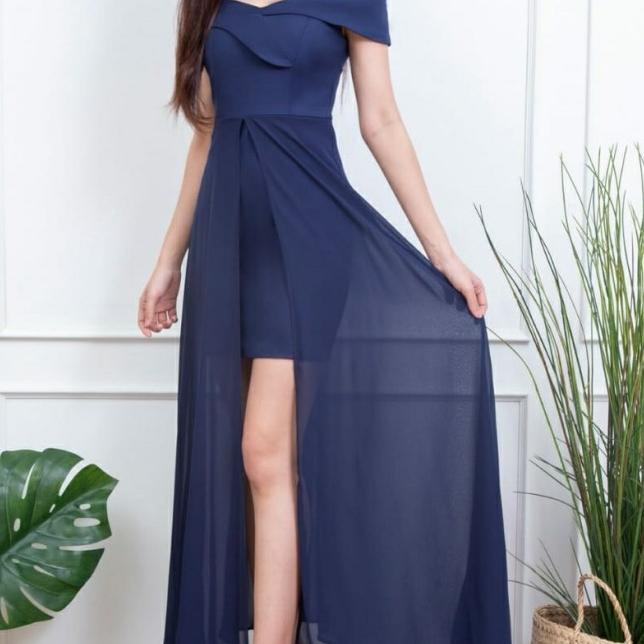 dress sabrina / dress pesta