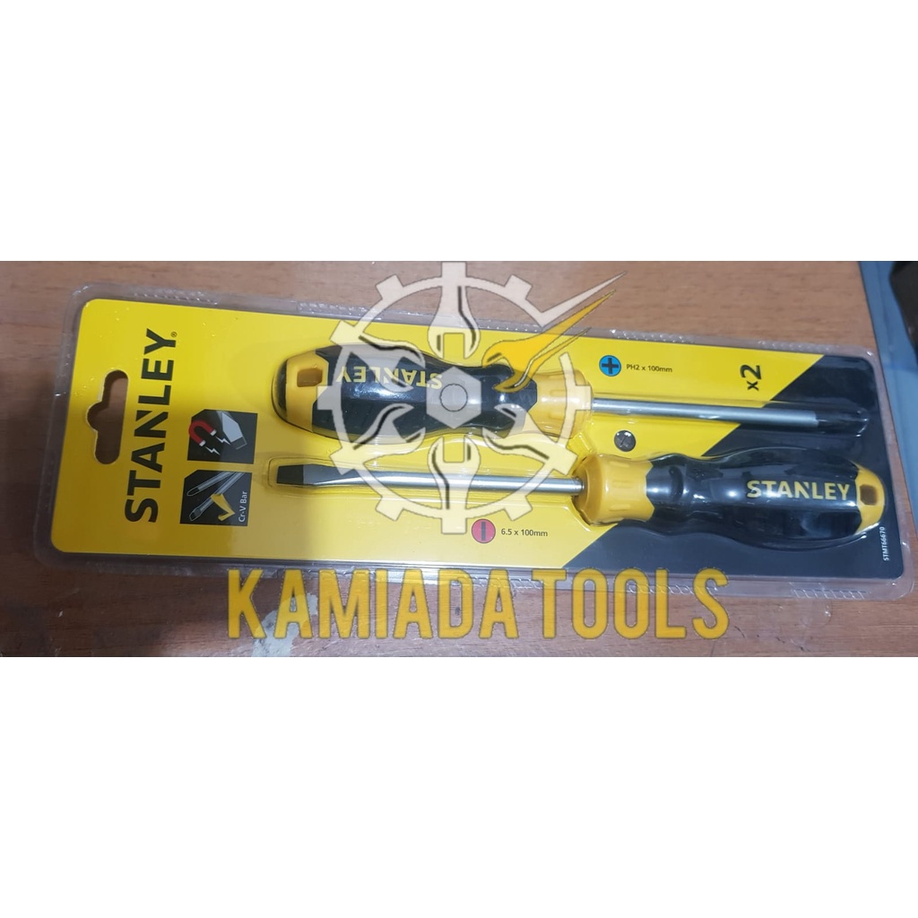 Obeng set 2 pcs/obeng set 2 pcs STANLEY Chusion grip