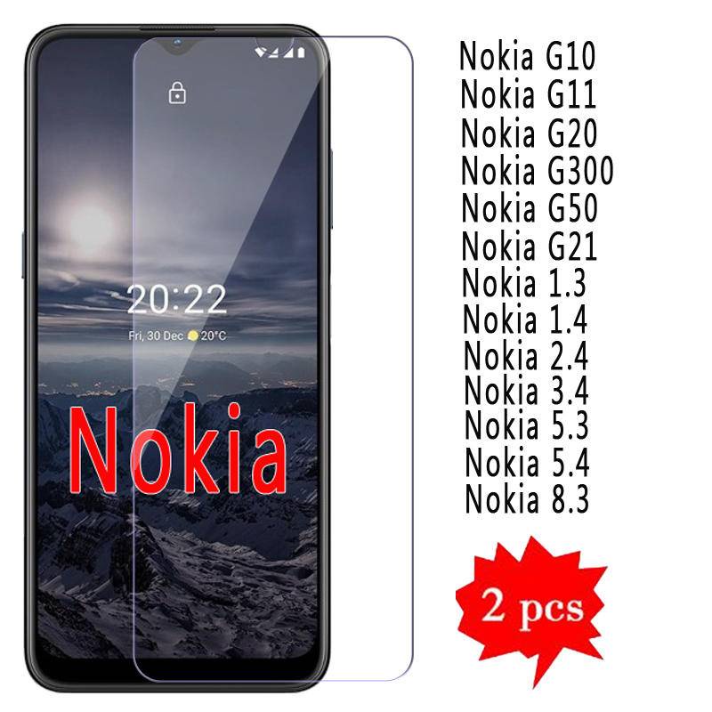 2pcs Film Pelindung Layar Tempered Glass Untuk Nokia G11 G10 G20 G21 G50 G300 1.3 1.4 2.4 3.4 5.3 5.4 8.3 5G