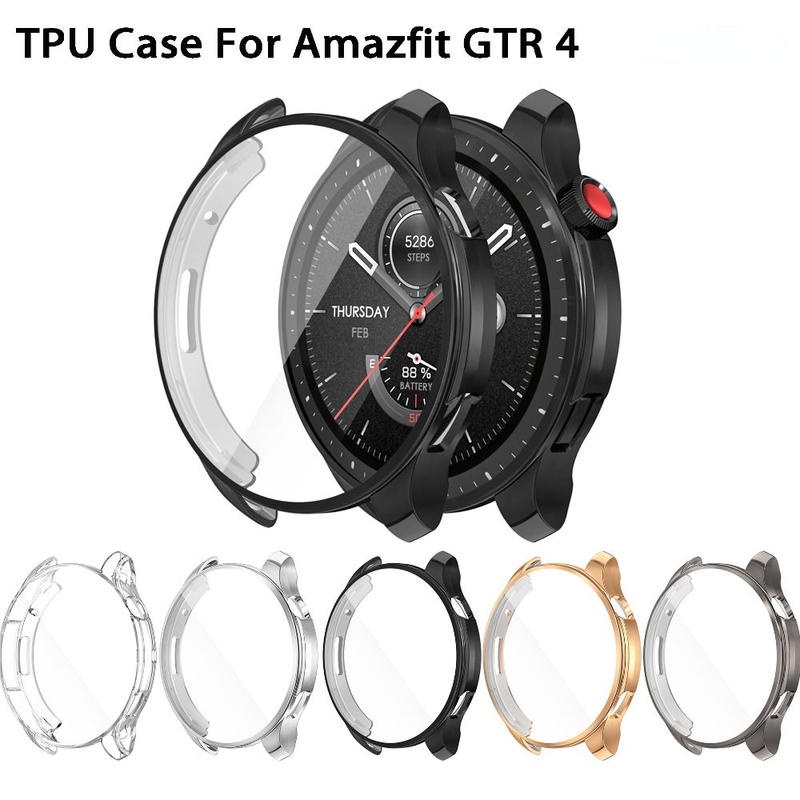 FITBIT Case Bumper Pelindung Bahan TPU Untuk Huami Amazfit GTR 4 2e 3 Pro GTS4 GTS3 GTS2