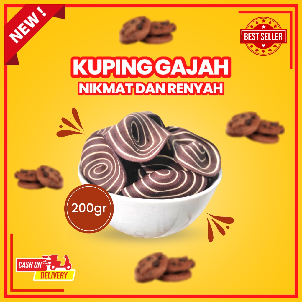 

Kuping Gajah Jumbo Cemilan Manis Kue Kuping Gajah Coklat Lebar Snack Jadul Harga Terjangkau Best Quality Premium