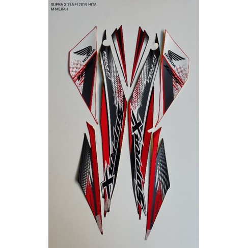 STRIPING ORI HONDA SUPRA X FI 125 Th 2019