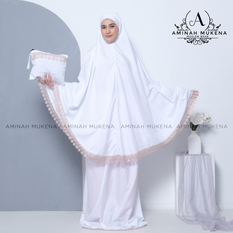 Mukena Dewasa 3 in 1 Renda