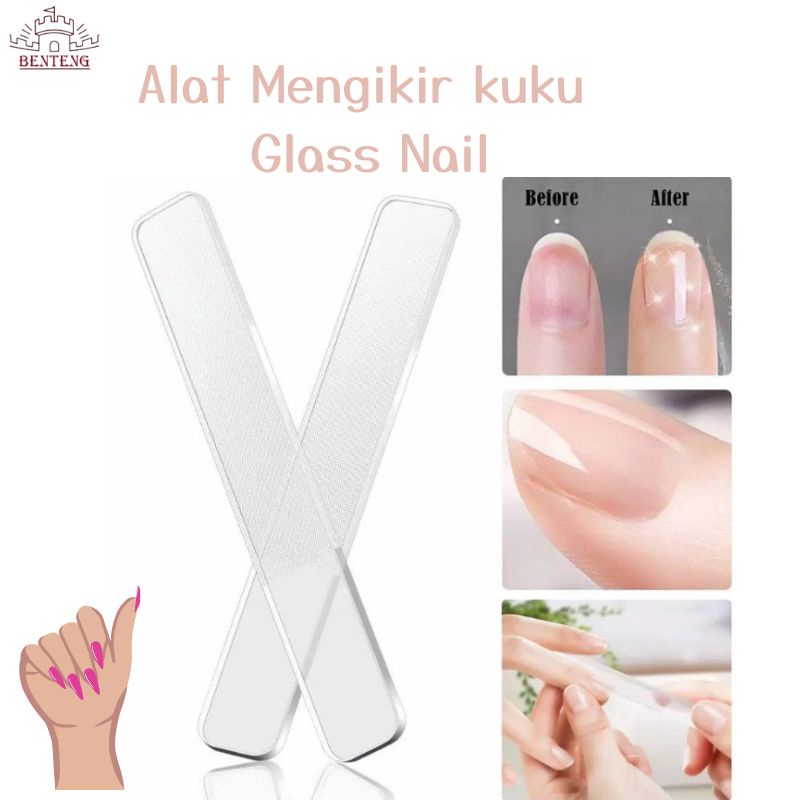 KU07 - Pengikir Dan Pengkilap Kuku Tangan Dan Kaki Nano Glass