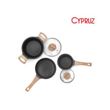 Cypruz PI-0908 Paket Panci Granite Diecast Series Pan Set Cypruz 5 Pcs