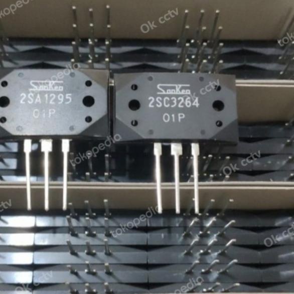 transistor sanken 2sa1295 2sc3264 original super