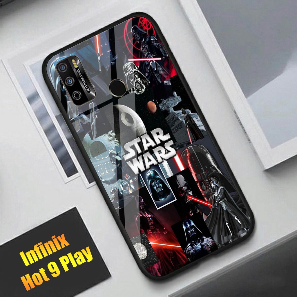 Softcase Kaca For INFINIX HOT 9 PLAY - Case Handphone INFINIX HOT 9 PLAY [T67].