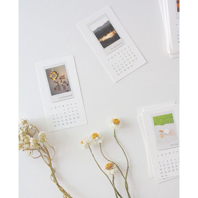 

Kalender Mini polaroid/jurnal/case hp