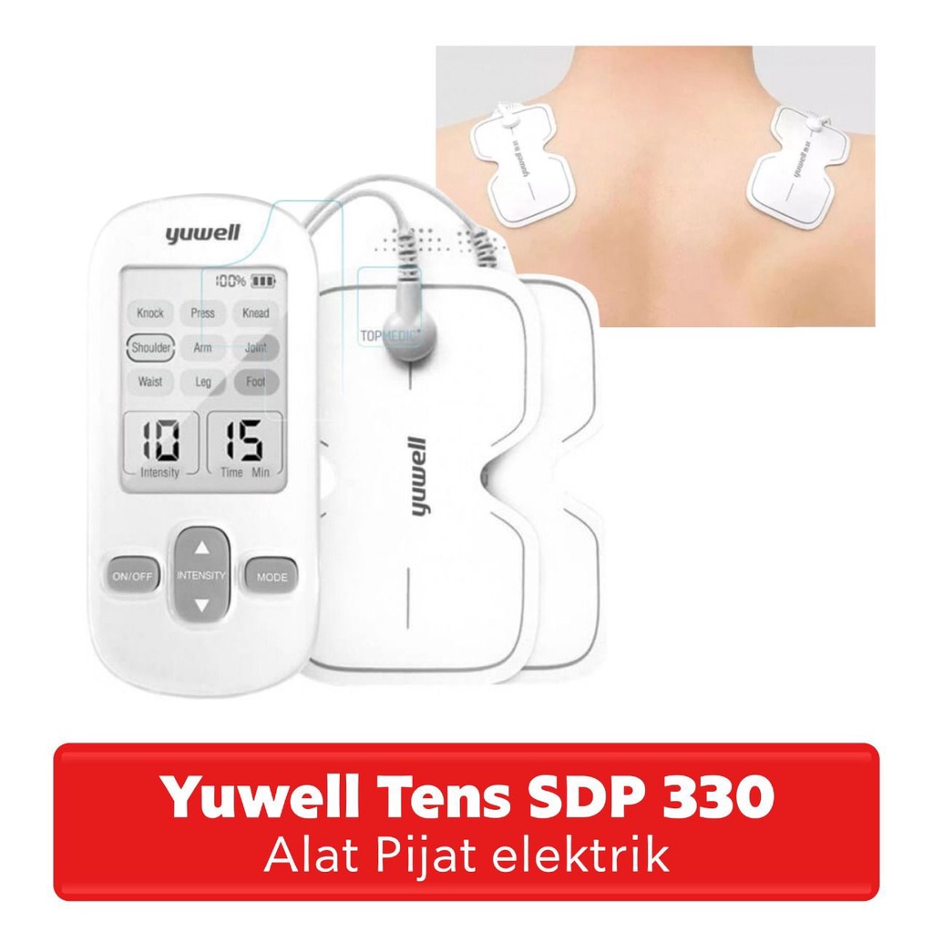 TENS YUWELL SDP 330 . ALAT PIJAT DIGITAL . STIMULASI LISTRIK OTOT DAN SARAF