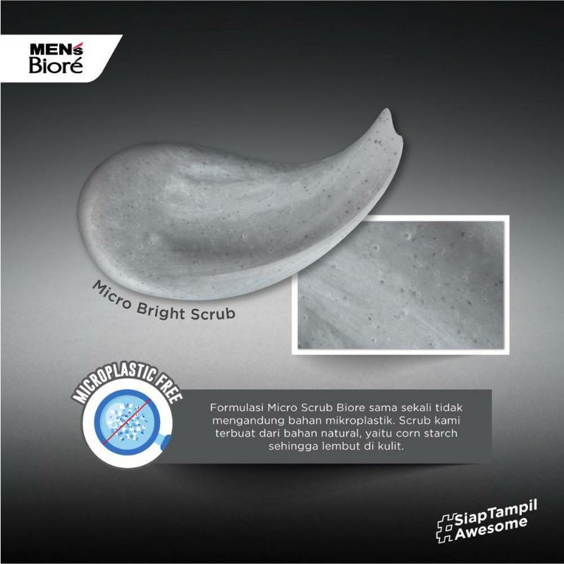 Biore Men's Facial Wash Bright Oil Clear