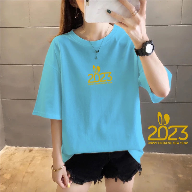 YOURSTYLE1119 - KAOS 2023 CNY KAOS IMLEK KEKINIAN TERLARIS KEREN UNISEX OVERSIZE