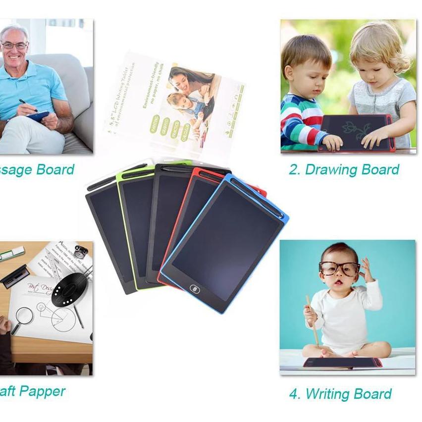 

PALING DIMINATI Writing tablet / LCD writing pad / Drawing pad / Papan tulis LCD 8.5 inch Mainan Anak Edukasi ➤ 882