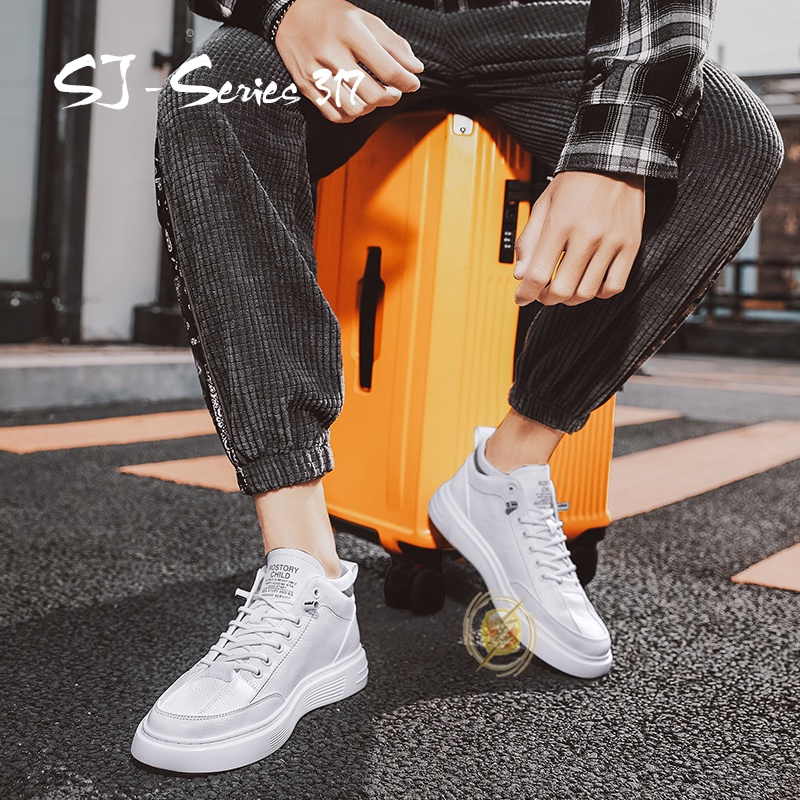 [OOS] Sepatu Sneakers Pria Casual Model Unik Cakep Buat Nongkrong Kualitas Import Premium -317