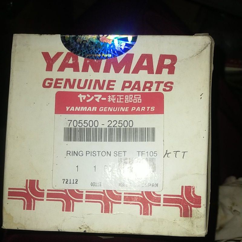 RING PISTON MESIN YANMAR TF105. RING SEKER TF105