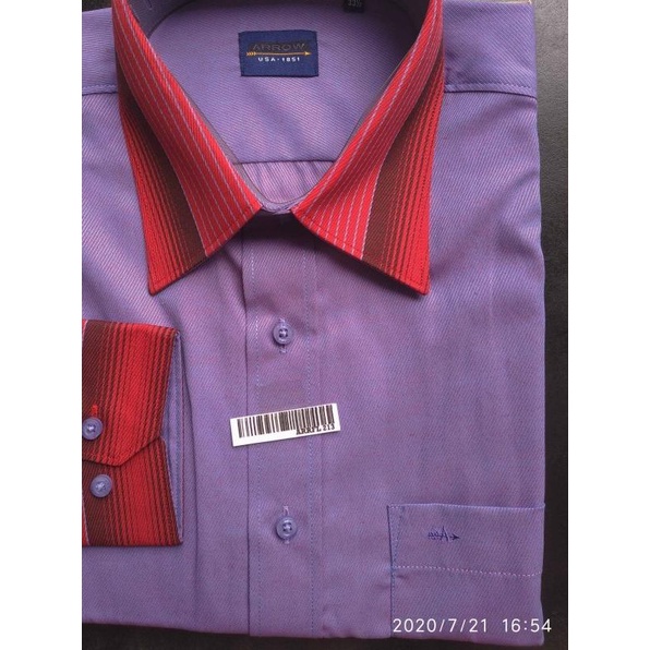 Kemeja Reguler Fit Lengan Panjang Merk ARROW Size 15.5 (Bag 1) - 213