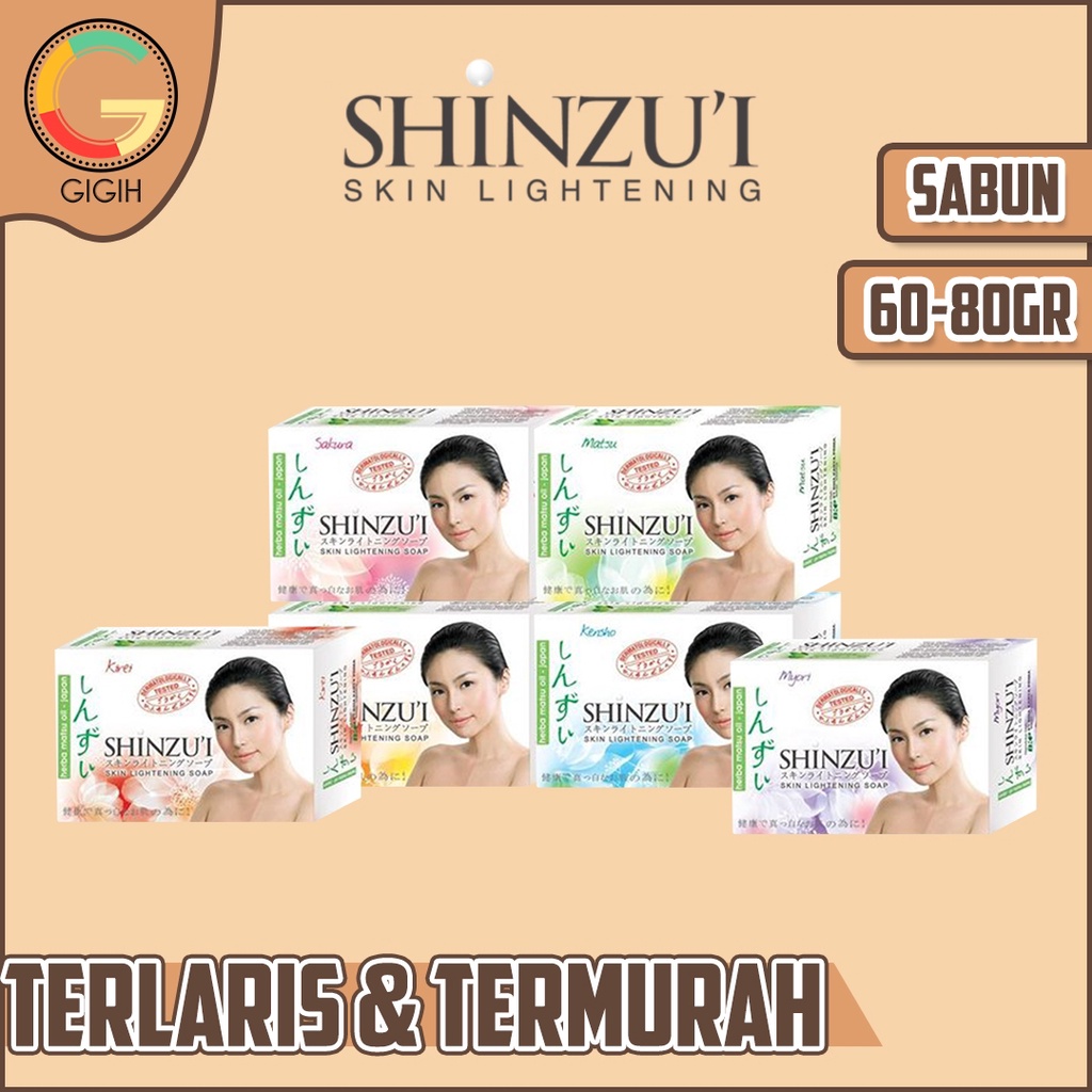 Jual Shinzui Sabun Batang All Varian Skin Lightening Series Gr Gr Shopee Indonesia